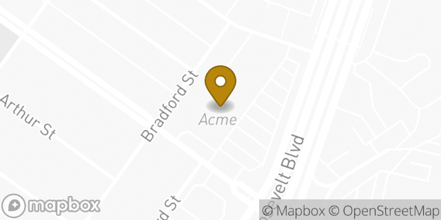 Map showing the location of Coinme in Philadelphia, PA 19152