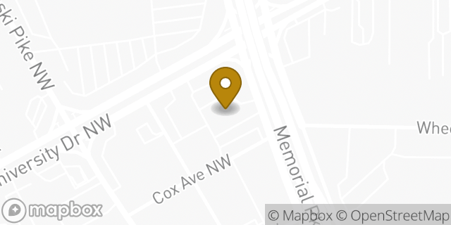 Map showing the location of Amazon Locker - Bulk in Huntsville, AL 35801