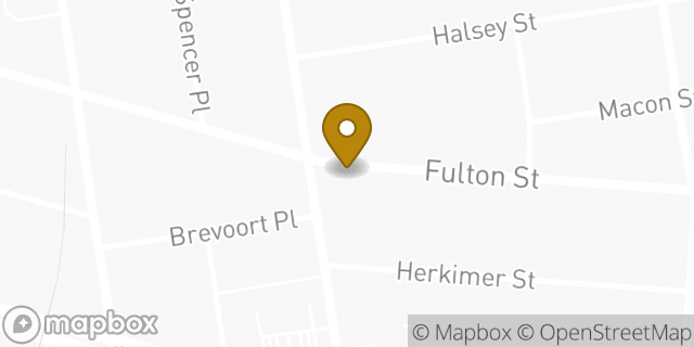 Map showing the location of Chipotle Mexican Grill in Brooklyn, NY 11216