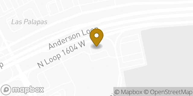 Map showing the location of Loop 1604 & NW Military in Shavano Park, TX 78231