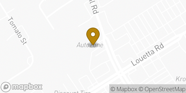 Map showing the location of AutoZone in Spring, TX 77379