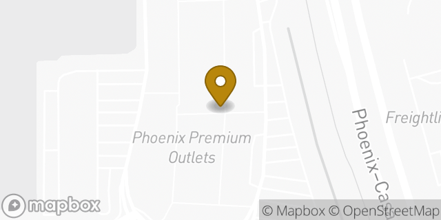 Map showing the location of J.Crew Factory in Chandler, AZ 85226
