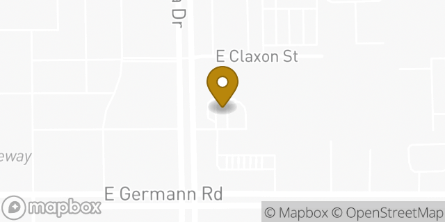Map showing the location of Val Vista in Gilbert, AZ 85297