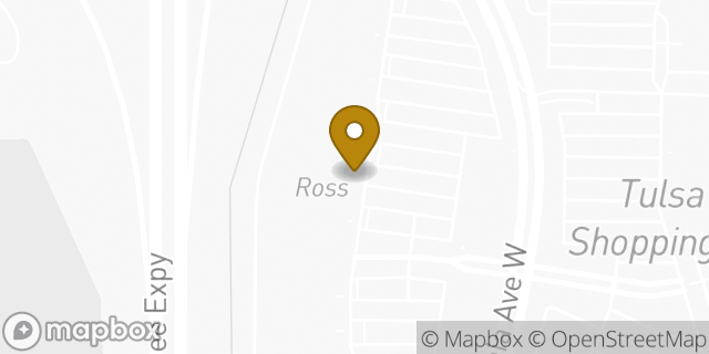 Map showing the location of Amazon Locker - Nishant in Tulsa, OK 74132