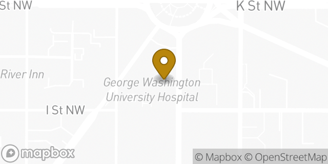Map showing the location of Subway in Washington, DC 20037