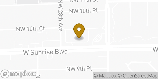 Map showing the location of Amazon Locker - Liveability in FORT LAUDERDALE, FL 33311