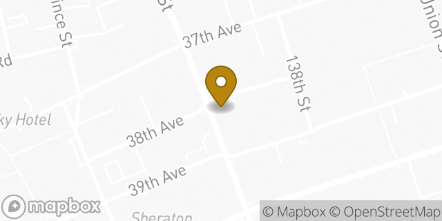 Map showing the location of Starbucks in Flushing, NY 11354