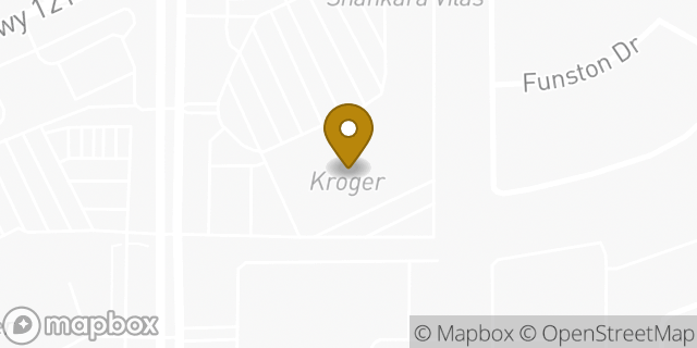Map showing the location of Kroger Marketplace in Plano, TX 75024