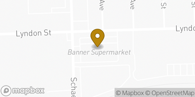 Map showing the location of Amazon Locker - Ilhan in Detroit, MI 48227