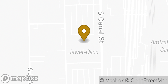 Map showing the location of Jewel-Osco in Chicago, IL 60607
