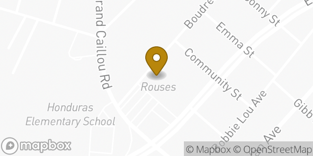 Map showing the location of Coinme in Houma, LA 70363