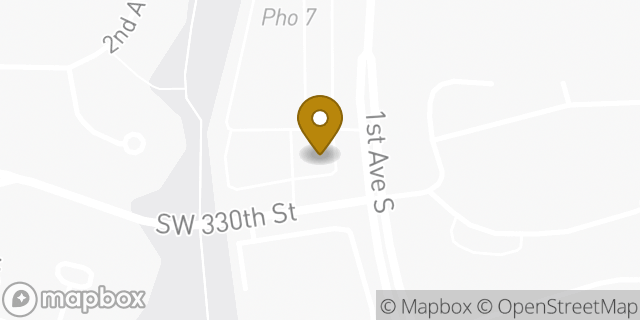 Map showing the location of Amazon Locker - Winston in Federal Way, WA 98003