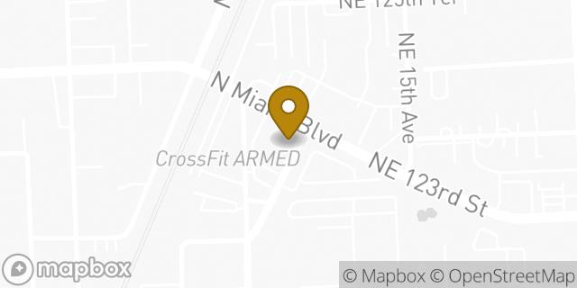 Map showing the location of Enterprise Rent-A-Car in North Miami, FL 33161