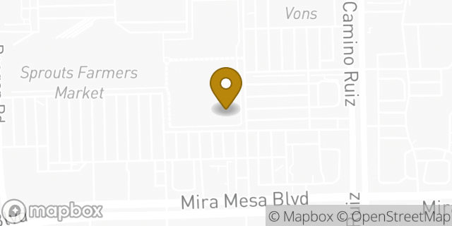 Map showing the location of Chipotle Mexican Grill in San Diego, CA 92126