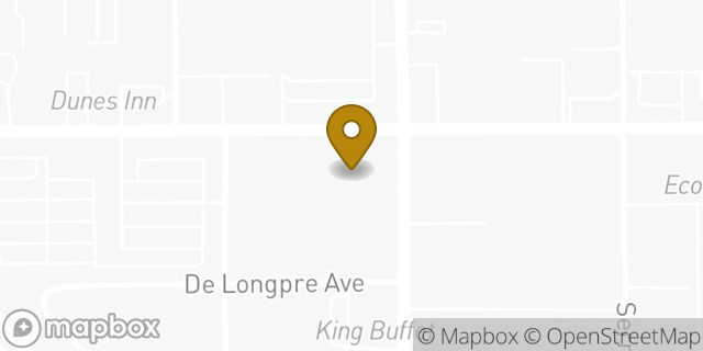 Map showing the location of Starbucks in Los Angeles, CA 90028