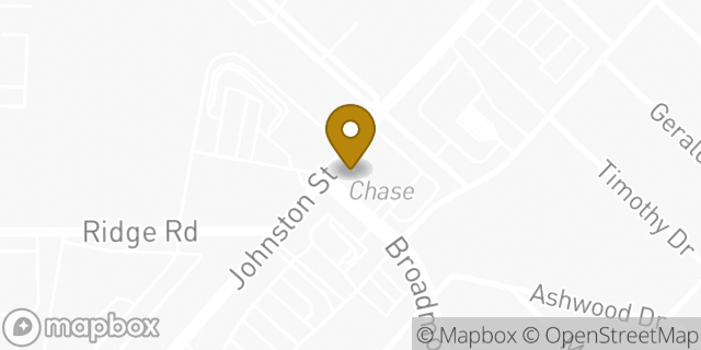 Map showing the location of Chase Bank in Lafayette, LA 70503