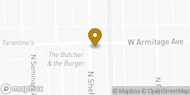 Map showing the location of 7-Eleven in Chicago, IL 60614
