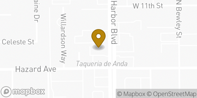 Map showing the location of ATM 7ELEVEN-FCTI in Santa Ana, CA 92703