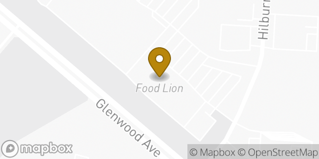 Map showing the location of Food Lion in Raleigh, NC 27613
