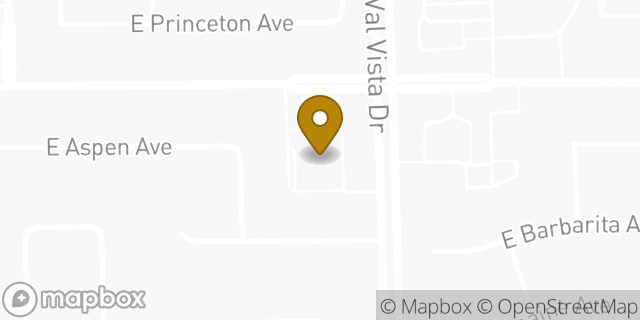 Map showing the location of ATM Walgreens in Gilbert, AZ