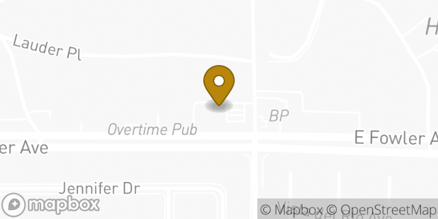 Map showing the location of Amazon Locker - Cup in Tampa, FL 33617