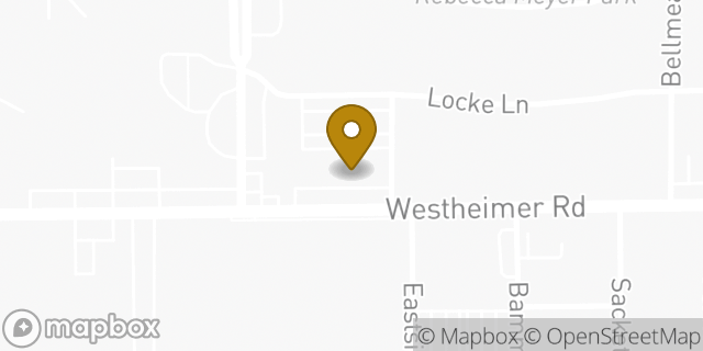 Map showing the location of The UPS Store in Houston, TX 77098