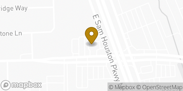 Map showing the location of Amazon Locker - Prop in Houston, TX 77015