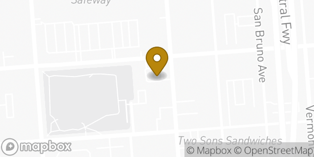 Map showing the location of McDonald's in San Francisco, CA 94103