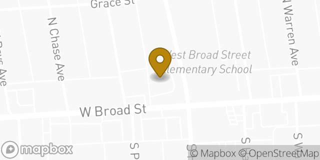 Map showing the location of Walgreens in Columbus, OH 43204