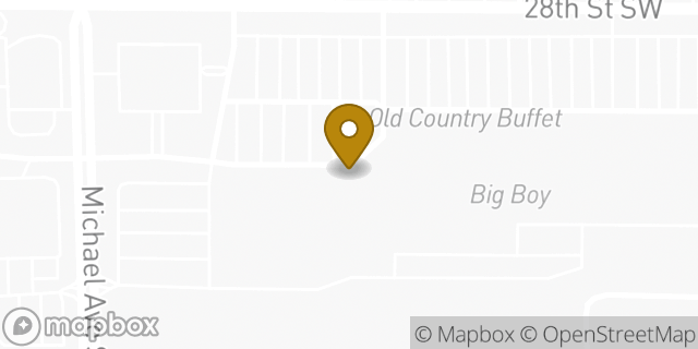 Map showing the location of Amazon Locker - Shreyansh in Wyoming, MI 49509