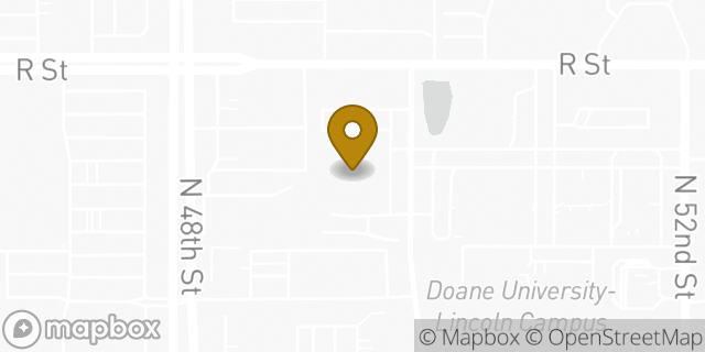 Map showing the location of FedEx ShipSite in Lincoln, NE 68504