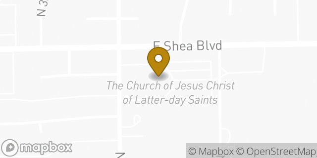Map showing the location of The Church of Jesus Christ of Latter-day Saints in Phoenix, AZ 85028