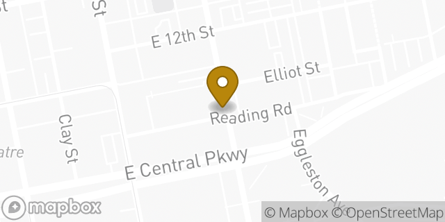 Map showing the location of Subway in Cincinnati, OH 45202