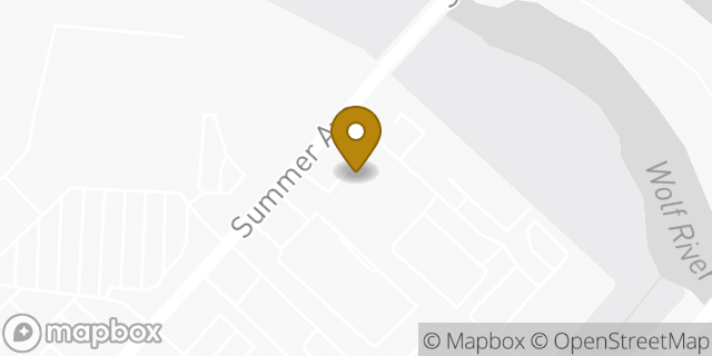 Map showing the location of Amazon Locker - Robotics in Memphis, TN 38122