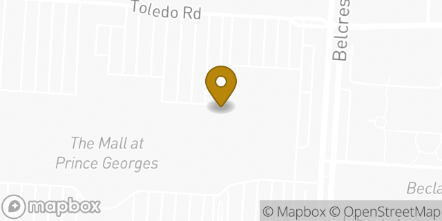 Map showing the location of Amazon Locker - Scamper in Hyattsville, MD 20782