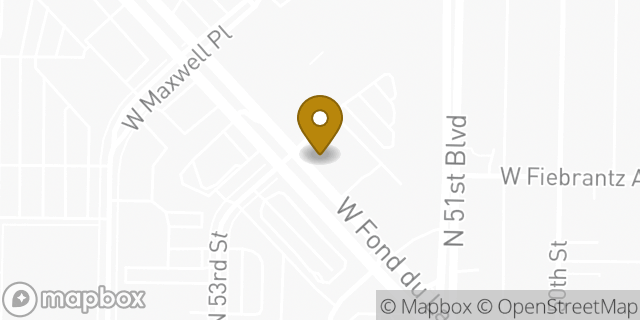 Map showing the location of Amazon Locker - Cohala in Milwaukee, WI 53216