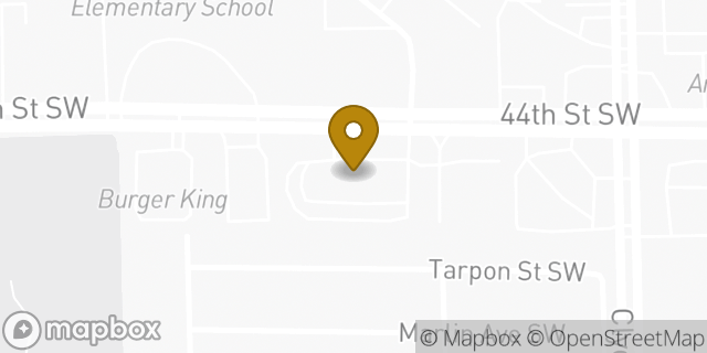 Map showing the location of McDonald's in Wyoming, MI 49509