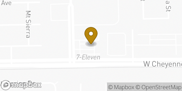 Map showing the location of 7-Eleven in Las Vegas, NV 89129