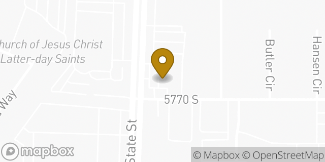 Map showing the location of Amazon Locker - Spade in Murray, UT 84107