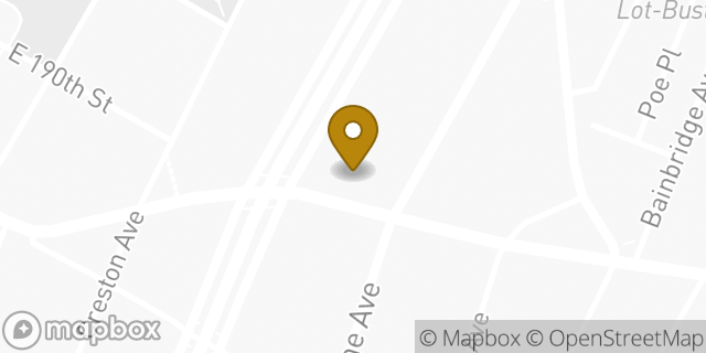 Map showing the location of Target in New York, NY 10458