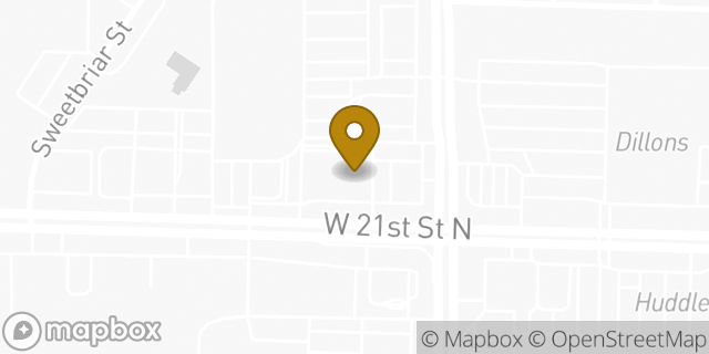 Map showing the location of CVS Pharmacy in Wichita, KS 67203