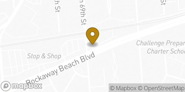 Map showing the location of Chase Mortgage in New York, NY 11692