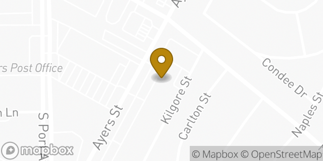 Map showing the location of Subway in Corpus Christi, TX 78415