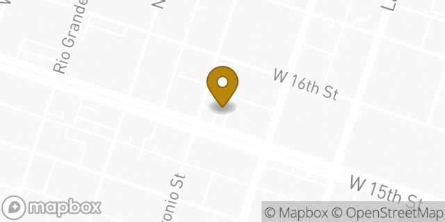 Map showing the location of Amazon Locker - Puck in Austin, TX 78701