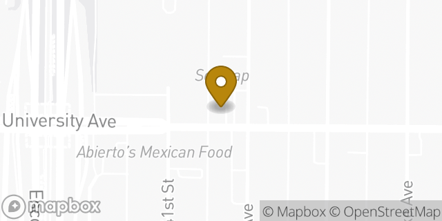 Map showing the location of Starbucks in San Diego, CA 92105