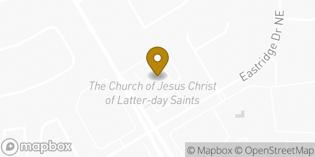 Map showing the location of The Church of Jesus Christ of Latter-day Saints in Albuquerque, NM 87112