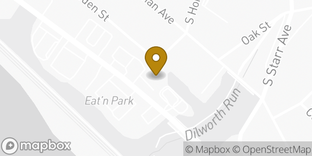 Map showing the location of AutoZone in Pittsburgh, PA 15202