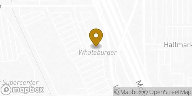 Map showing the location of Whataburger in San Antonio, TX 78216