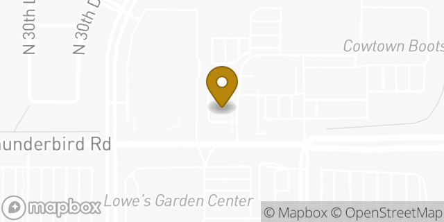Map showing the location of Whataburger in Phoenix, AZ 85053