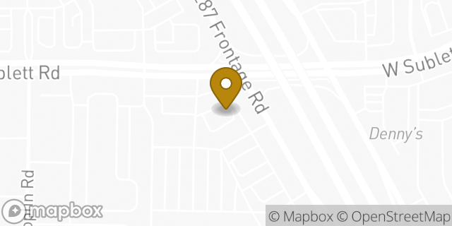 Map showing the location of Amazon Locker - Complication in Arlington, TX 76001